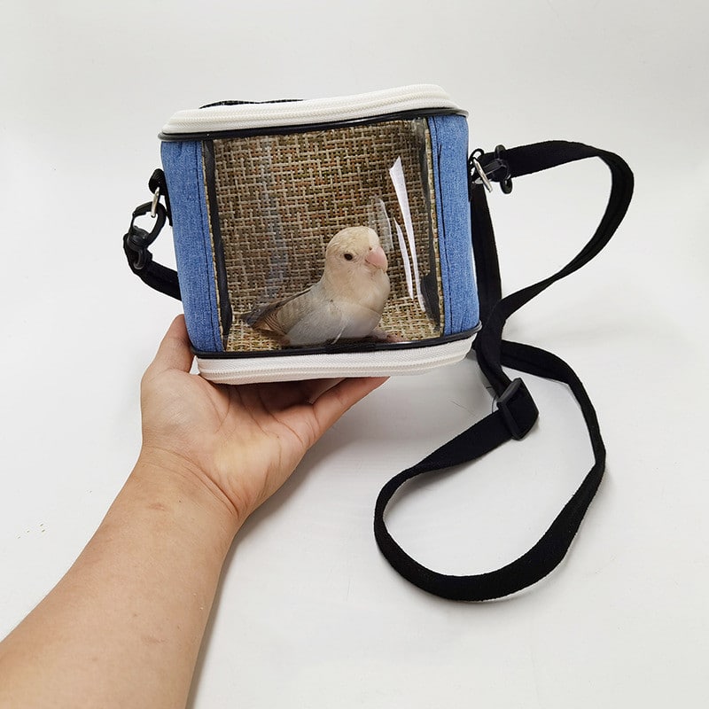 Sac de transport pour perroquets et oiseaux. Cage de perroquet respirant. Cage à oiseaux – Image 4