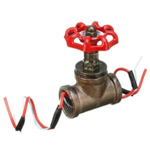 T-shirt Steampunk 3/4 avec interrupteur rouge et fil en cuivre