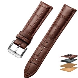 Bracelet de remplacement pour montre en cuir de vachette