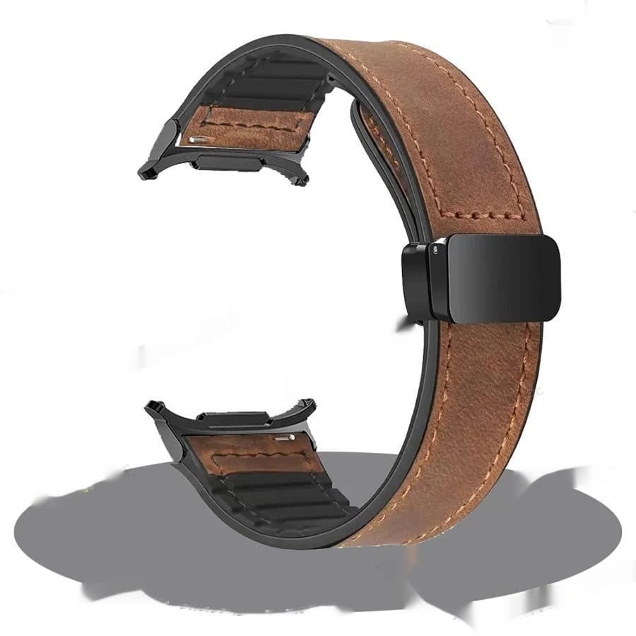 Bracelet de remplacement magnétique pour montre en cuir – Image 3
