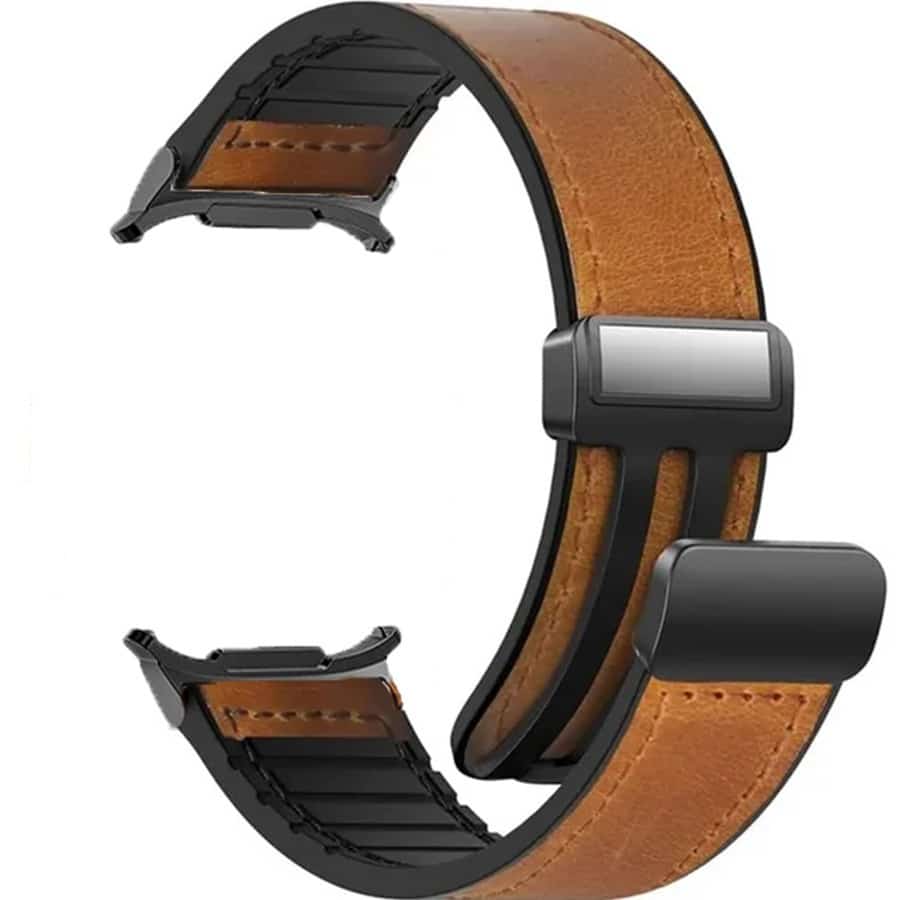 Bracelet de remplacement magnétique pour montre en cuir – Image 4