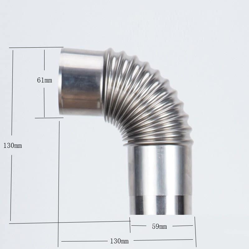 Maille d’isolation de cheminée en acier inoxydable – Image 5