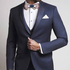 Nœud papillon creux à la mode pour hommes