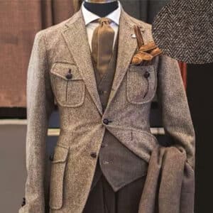 3 pièces. Costume décontracté pour hommes