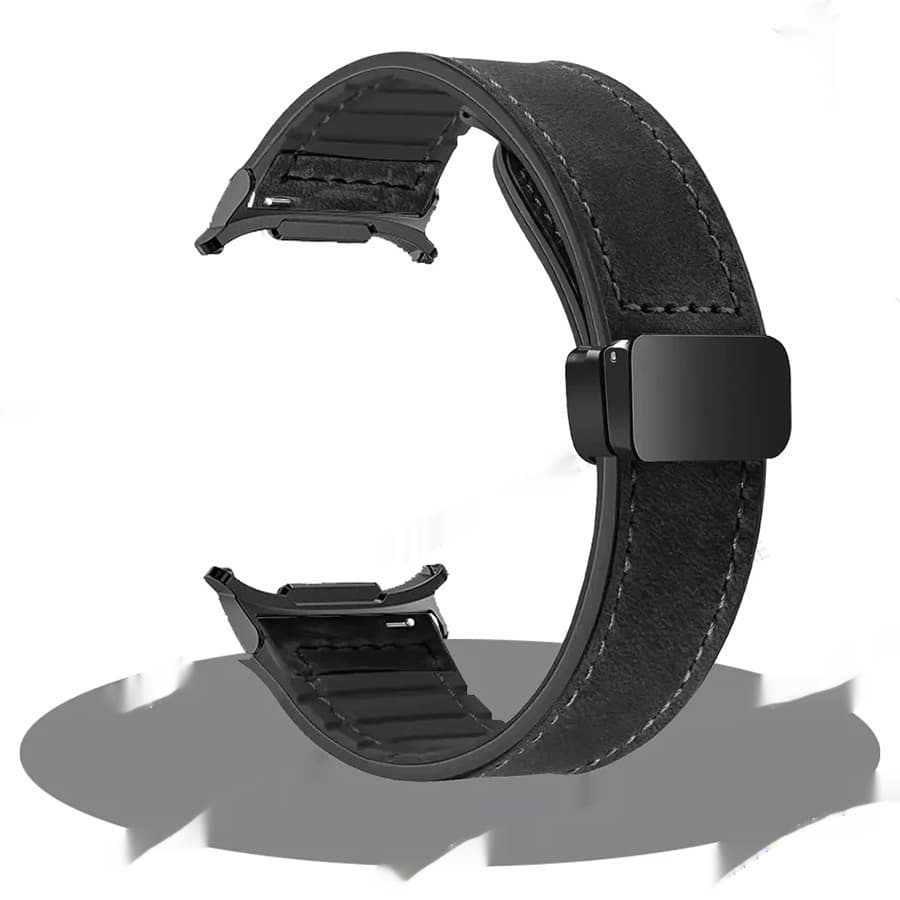 Bracelet de remplacement magnétique pour montre en cuir – Image 2