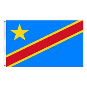 Drapeau de la republique démocratique du congo