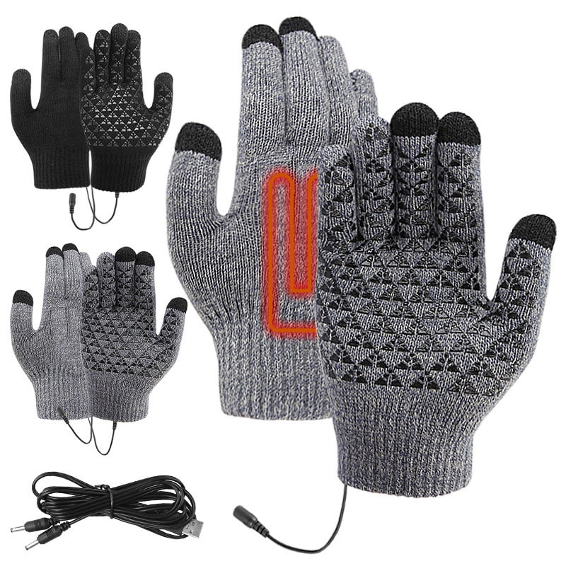Une paire de gants chauffante électrique. Gardez vos mains au chaud en hiver pour hommes et femmes