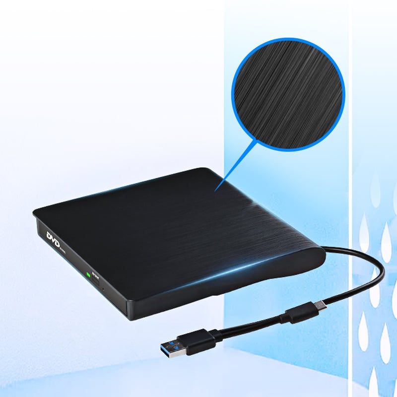 Graveur externe. Ordinateur. Lecteur externe général. Ordinateur portable. Lecteur optique mobile – Image 5