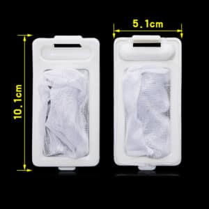 Filtre pour machine à laver universel, Accessoires universels. Boîte de filtre, Poche pour sac