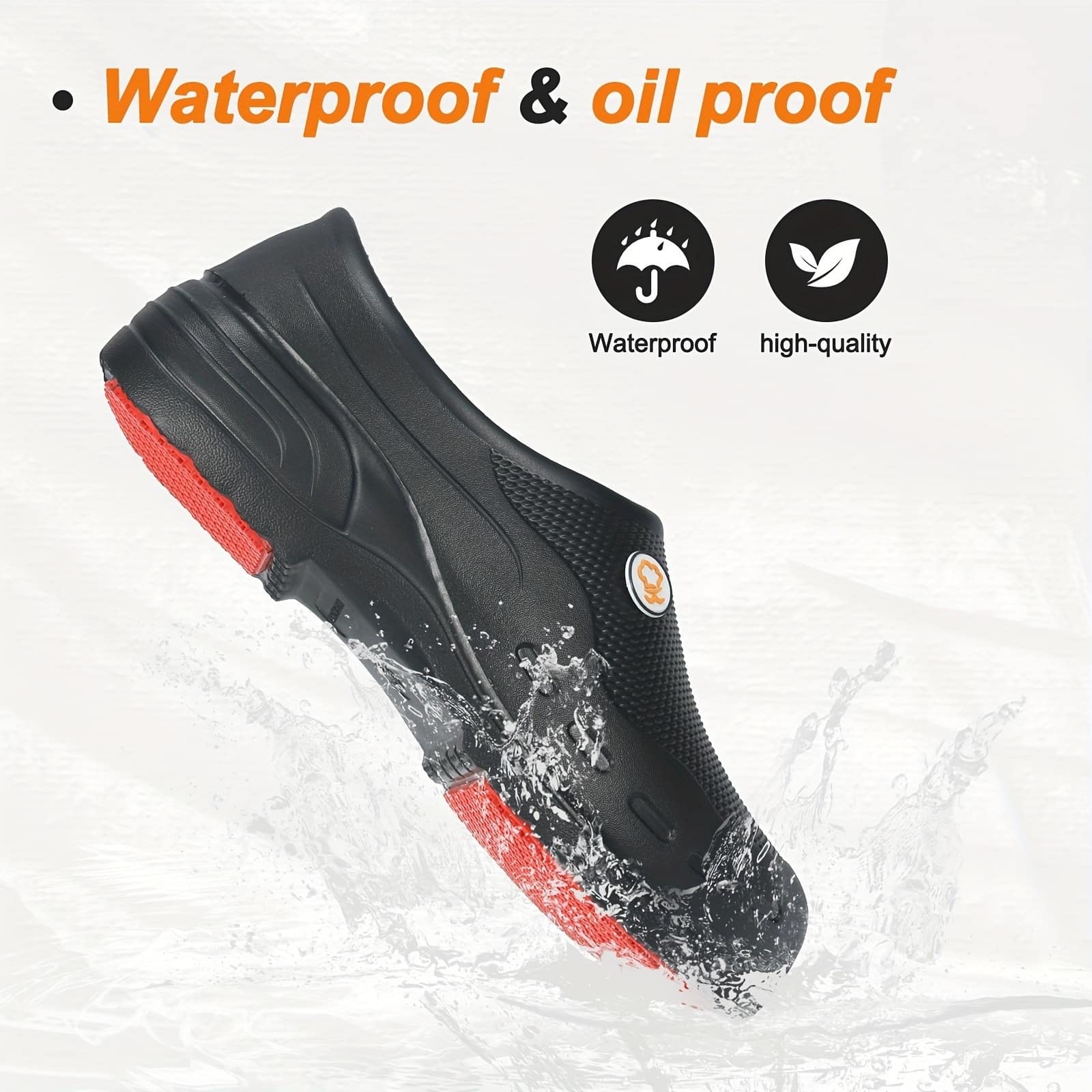 Chaussures de cuisine antidérapantes, imperméables à l’eau, à l’huile et aux produits chimiques pour hommes et femmes – Image 6