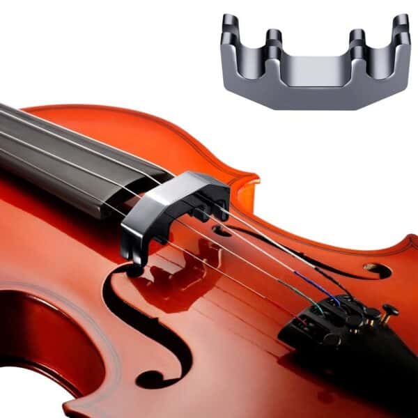Sourdine noire en métal pour violon – Image 4