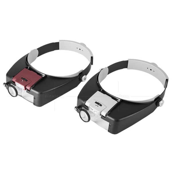 Casque loupe avec lumière LED pour la lecture, la maintenance, la réparation et l'inspection – Image 2