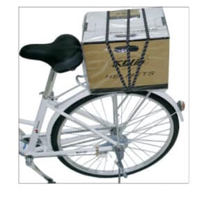 Corde de fixation élastique pour vélo avec boucle. Corde à bagages