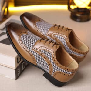 Chaussures en cuir décontractées pour hommes