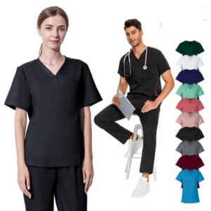 Uniforme de travail pour infirmières, esthéticiennes, cosméticiennes, chimistes hommes et  femmes