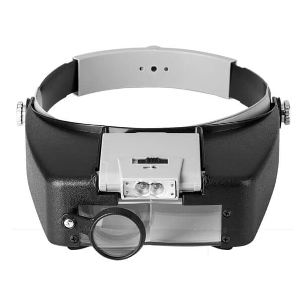 Casque loupe avec lumière LED pour la lecture, la maintenance, la réparation et l'inspection – Image 3
