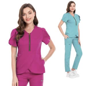 Uniforme de travail pour aide-soignantes, infirmières, esthéticiennes, cosméticiennes et chimistes femmes