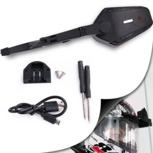 Essuie-glace pour casque de moto et voiture électrique