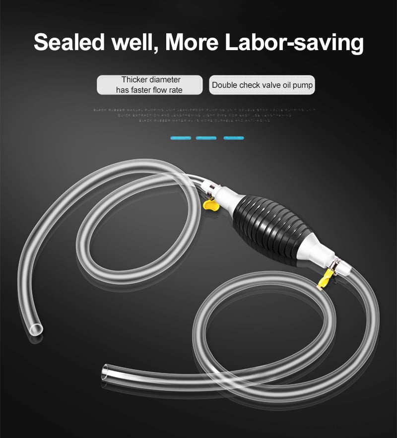 Pipette manuelle d'aspiration de réservoir de carburant pour voitures, camions et motos – Image 6