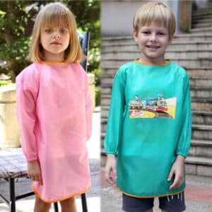 Vêtement de peinture et dessin pour enfants imperméable pour garçons et filles