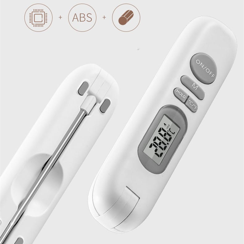 Thermomètre alimentaire électronique pliable et portable. Aliments. Barbecue en plein air. Gadgets de cuisine – Image 7