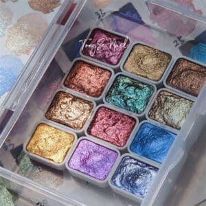 Ensemble de peinture à aquarelle unie pour enfants, élèves et étudiants