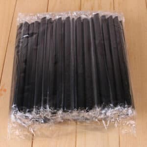 100 pièces. Pailles jetables en plastique pour la boisson, jus, lait, smoothie et cocktail