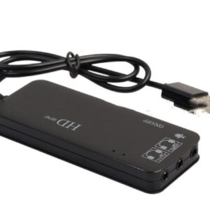 Station d'accueil 2.0 avec convertisseur audio 7.1. Docking 2.0hub+7.1 carte son