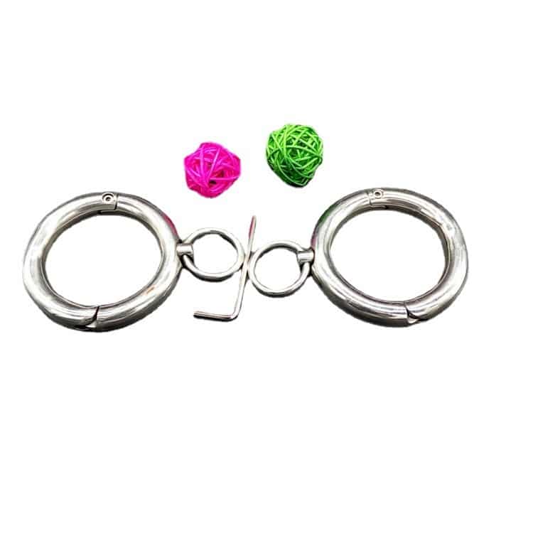 Bracelet de cheville rond en acier inoxydable pour hommes et femmes – Image 9