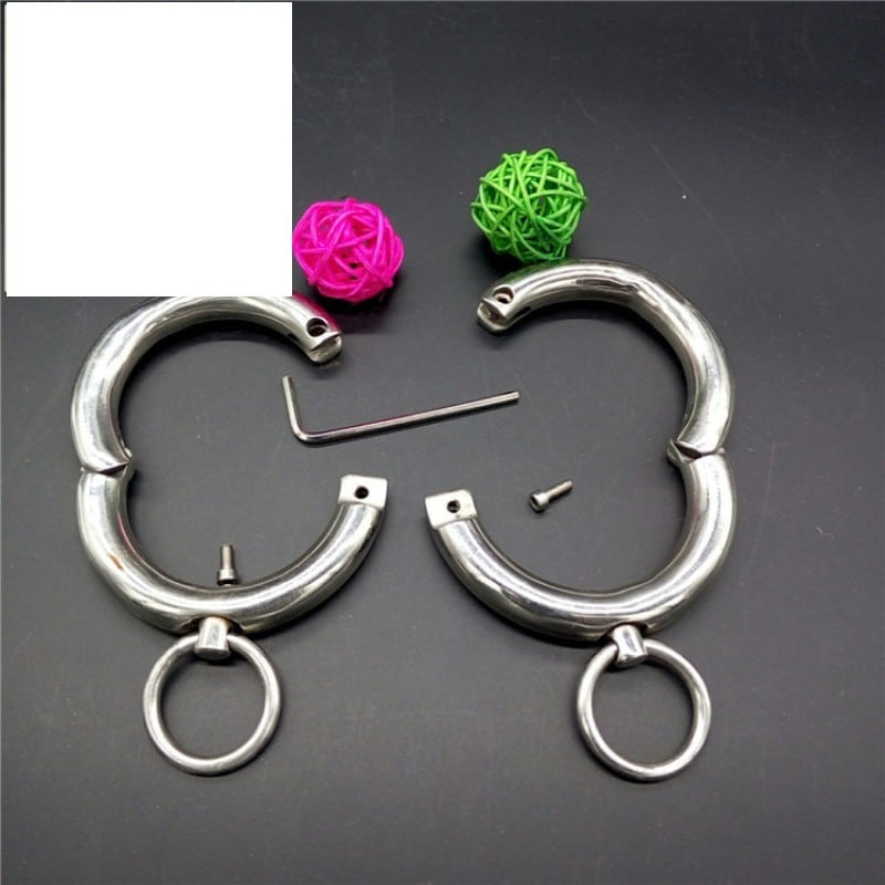 Bracelet de cheville rond en acier inoxydable pour hommes et femmes – Image 8