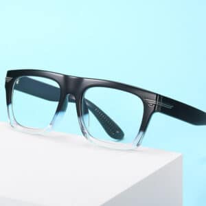 Lunettes de mode simples et carrées rétro