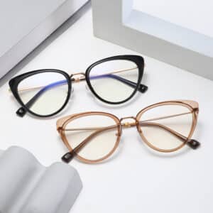 Lunettes anti-lumière bleue à la mode