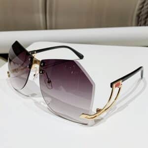 Lunettes de soleil sans monture tendances pour femmes