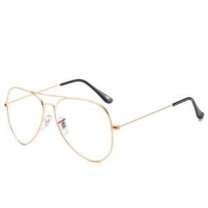Lunettes rétro à monture mince et plate à la mode