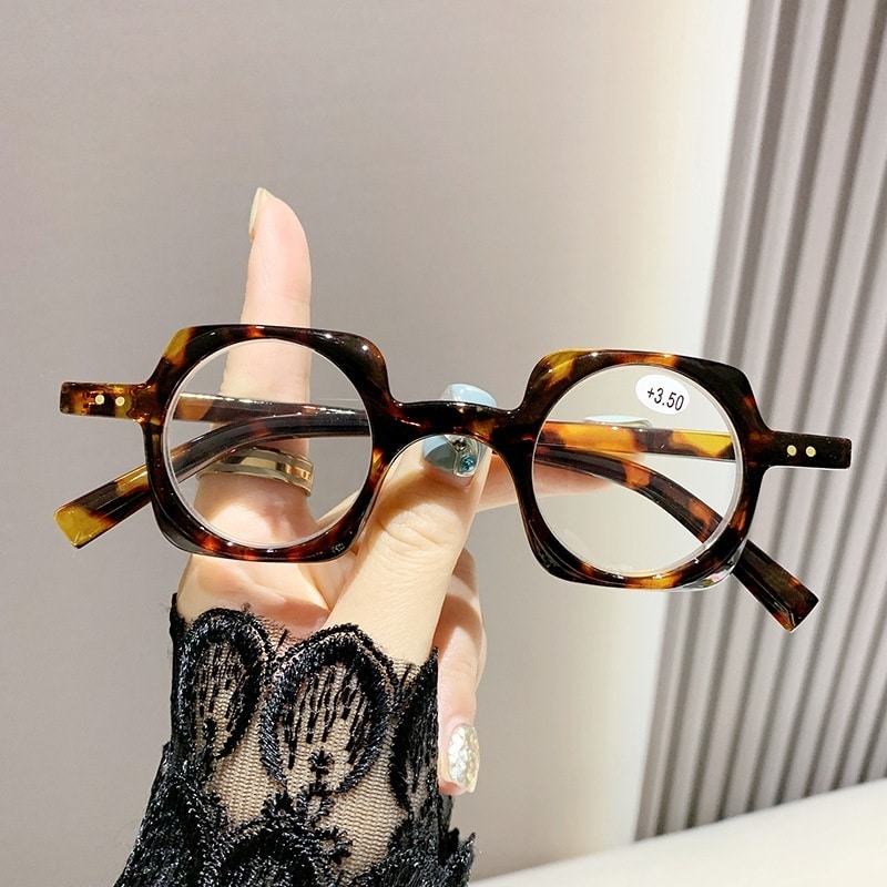 Lunettes presbyopiques à monture rétro anti-lumière bleue. Vieilles lunettes de lecture pour hommes – Image 6