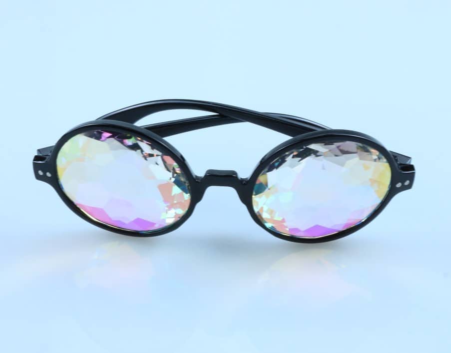Lunettes de couleur Kaleidoscope de style tendance pour hommes et femmes – Image 2
