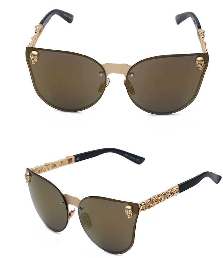 Lunettes de soleil réfléchissantes gothiques pour hommes et femmes – Image 6