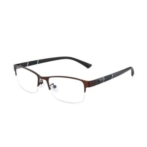 Lunettes de myopie en métal pour hommes