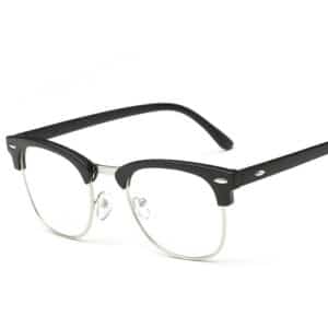 Lunettes de mode à chaîne en métal anti-rayonnement pour ordinateurs