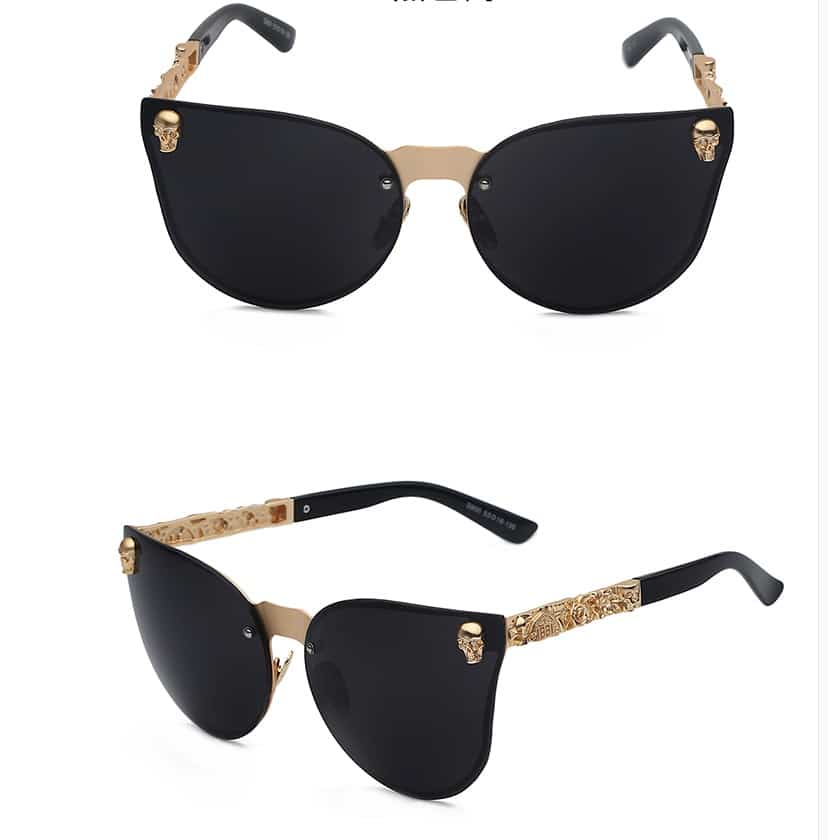 Lunettes de soleil réfléchissantes gothiques pour hommes et femmes – Image 4