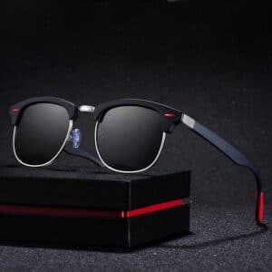Lunettes polarisées rétro à la mode pour hommes