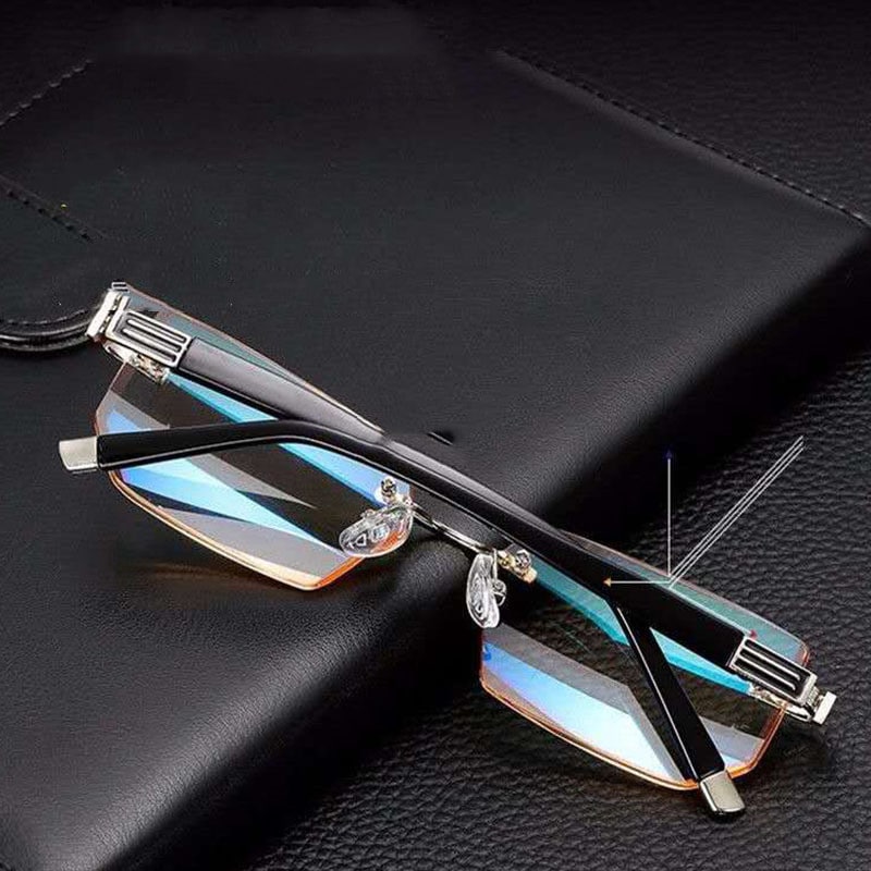 Lunettes presbyopiques progressives à bord taillé en diamant – Image 2
