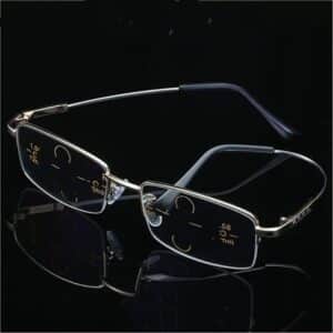 Lunettes de lecture anti-lumière bleue à distance et près et à double usages