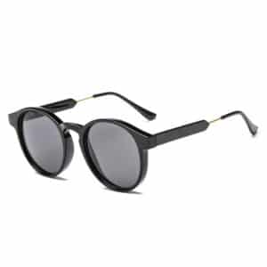 Lunettes de soleil à monture ronde et de style rétro