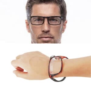 Montre lunettes de lecture pliable