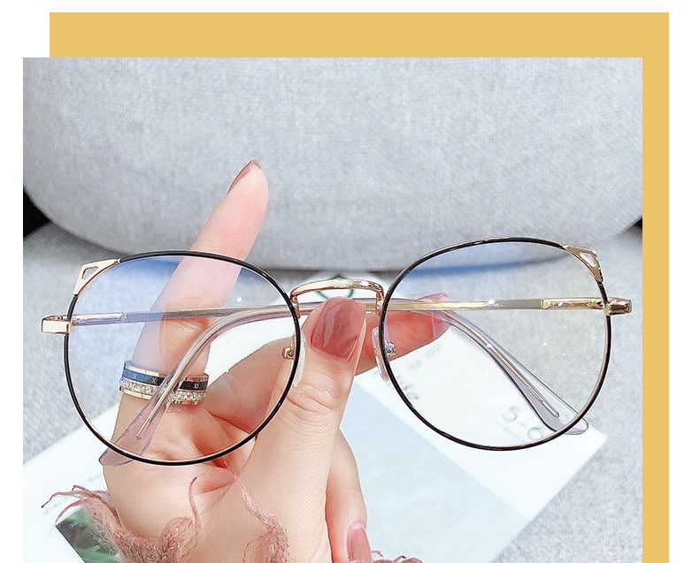 Monture à oreilles de chat. Lunettes anti-lumière bleue pour myopie – Image 4