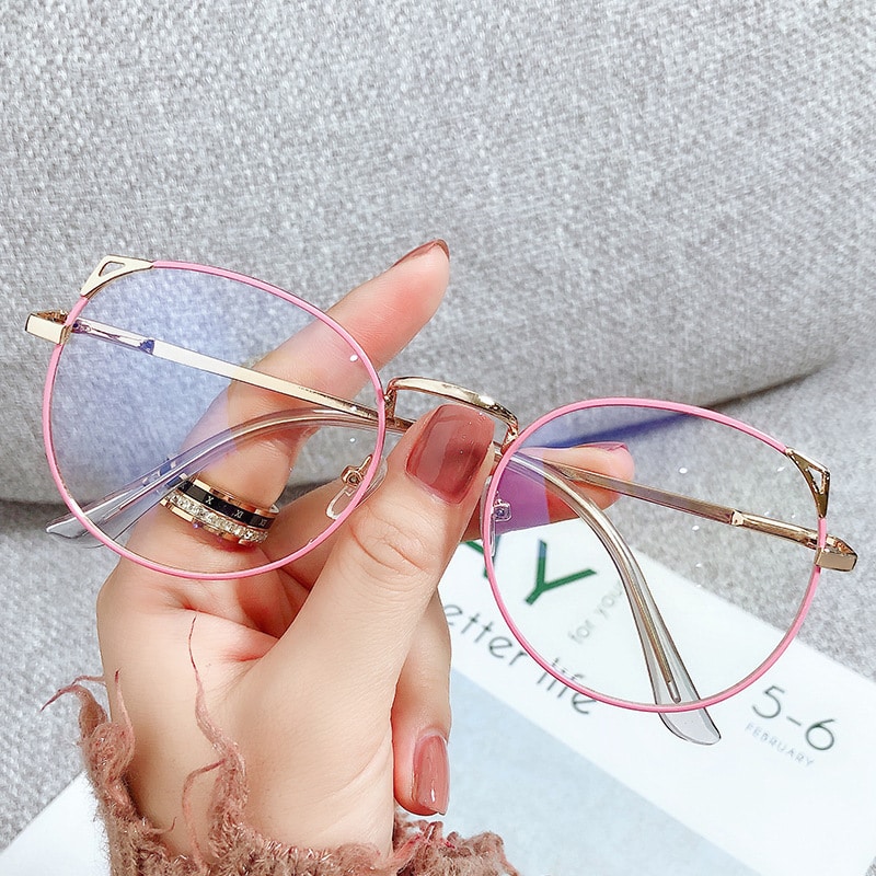 Monture à oreilles de chat. Lunettes anti-lumière bleue pour myopie – Image 6