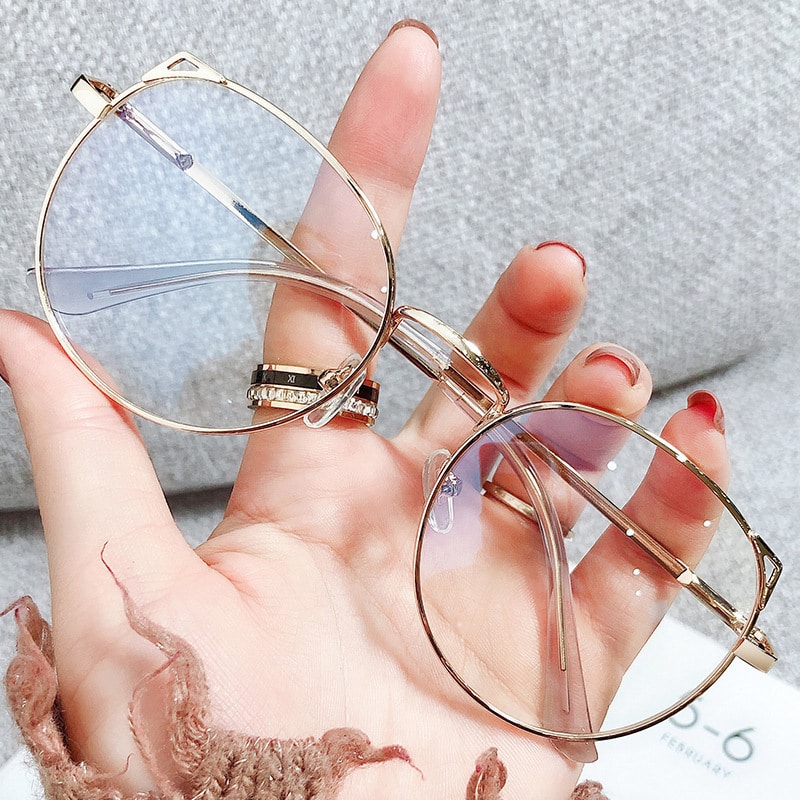 Monture à oreilles de chat. Lunettes anti-lumière bleue pour myopie – Image 3