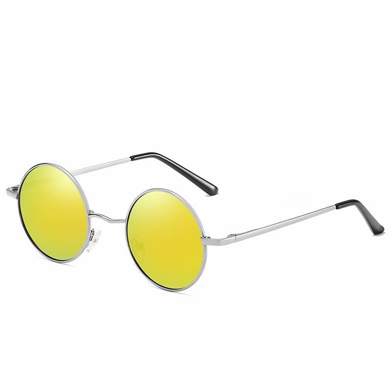 Lunettes de soleil polarisées rétro anti-UV. Lunettes de soleil rondes – Image 7