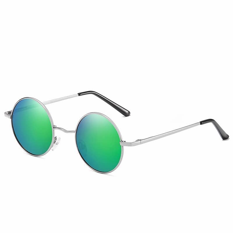 Lunettes de soleil polarisées rétro anti-UV. Lunettes de soleil rondes – Image 2